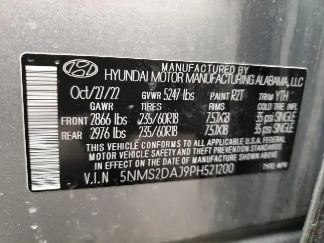 2023 HYUNDAI SANTA FE SEL