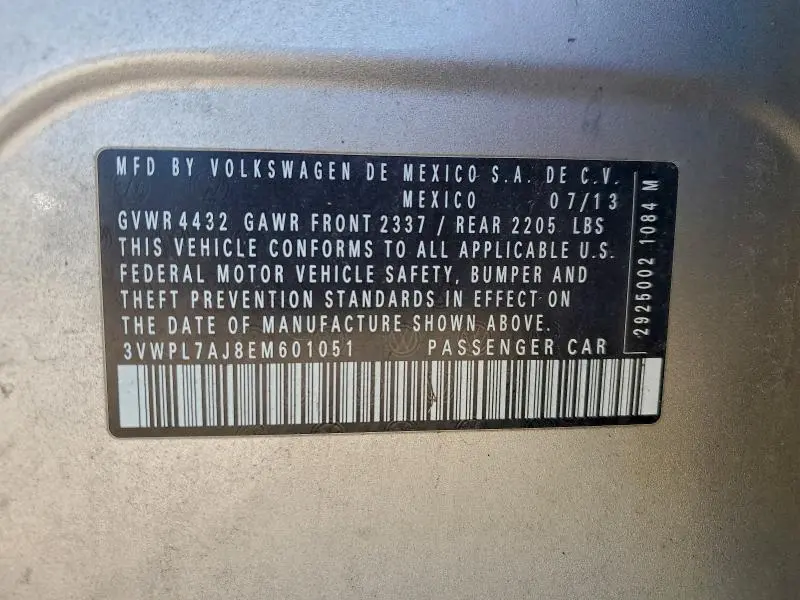 2014 VOLKSWAGEN JETTA TDI  