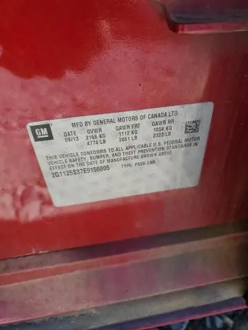 2014 CHEVROLET IMPALA LT  