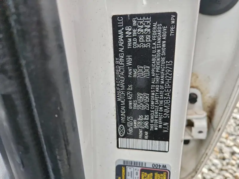 2023 HYUNDAI TUCSON SEL  