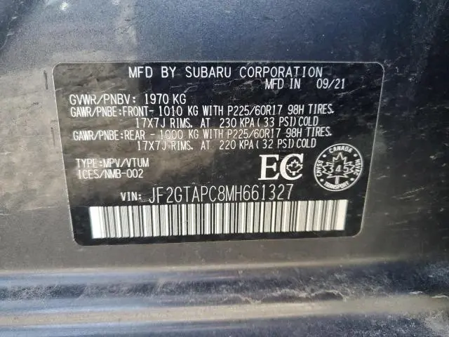 2021 SUBARU CROSSTREK PREMIUM