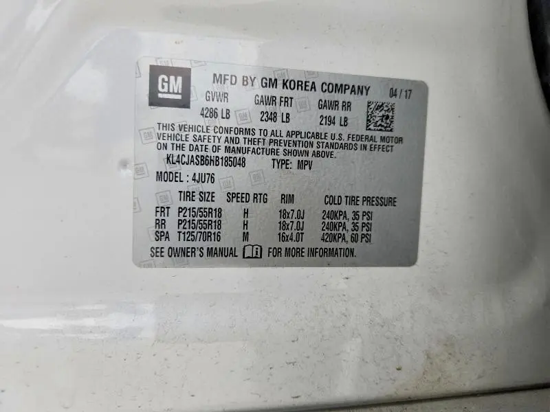 2017 BUICK ENCORE PREFERRED  