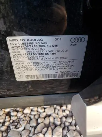 2018 AUDI Q5 PRESTIGE  