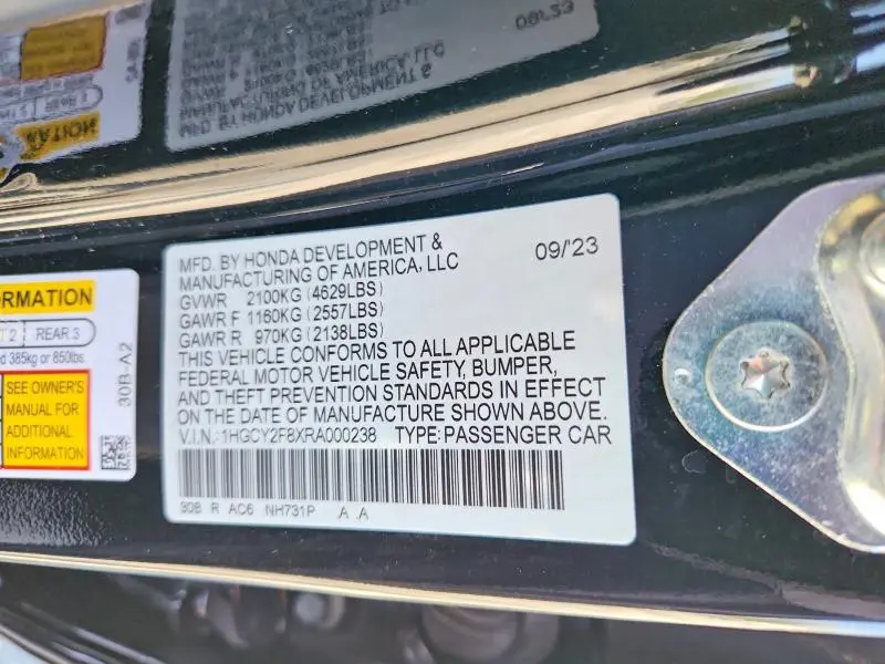 2024 HONDA ACCORD TOURING HYBRID  