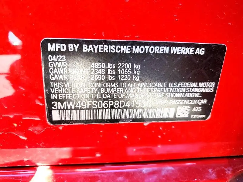 2023 BMW M340I   