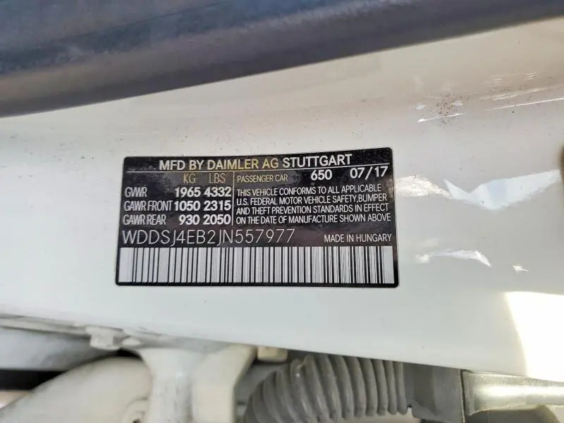 2018 MERCEDES-BENZ CLA 250  