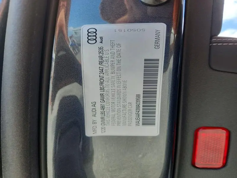 2021 AUDI A4 PREMIUM PLUS 45  