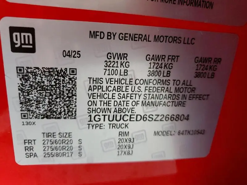 2025 GMC SIERRA K1500 ELEVATION  