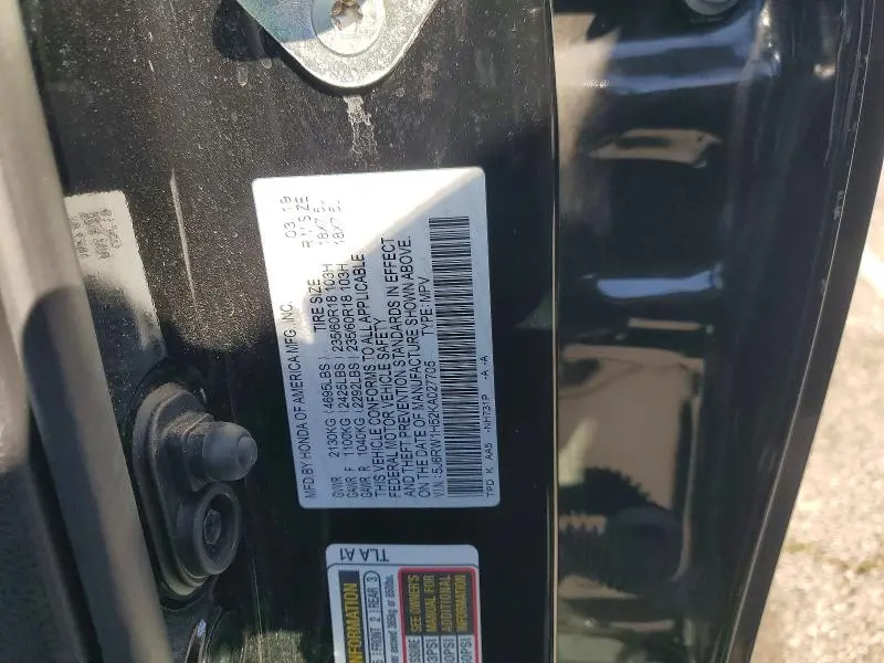 2019 HONDA CR-V EX  