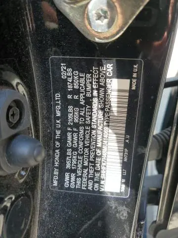 2021 HONDA CIVIC SPORT  