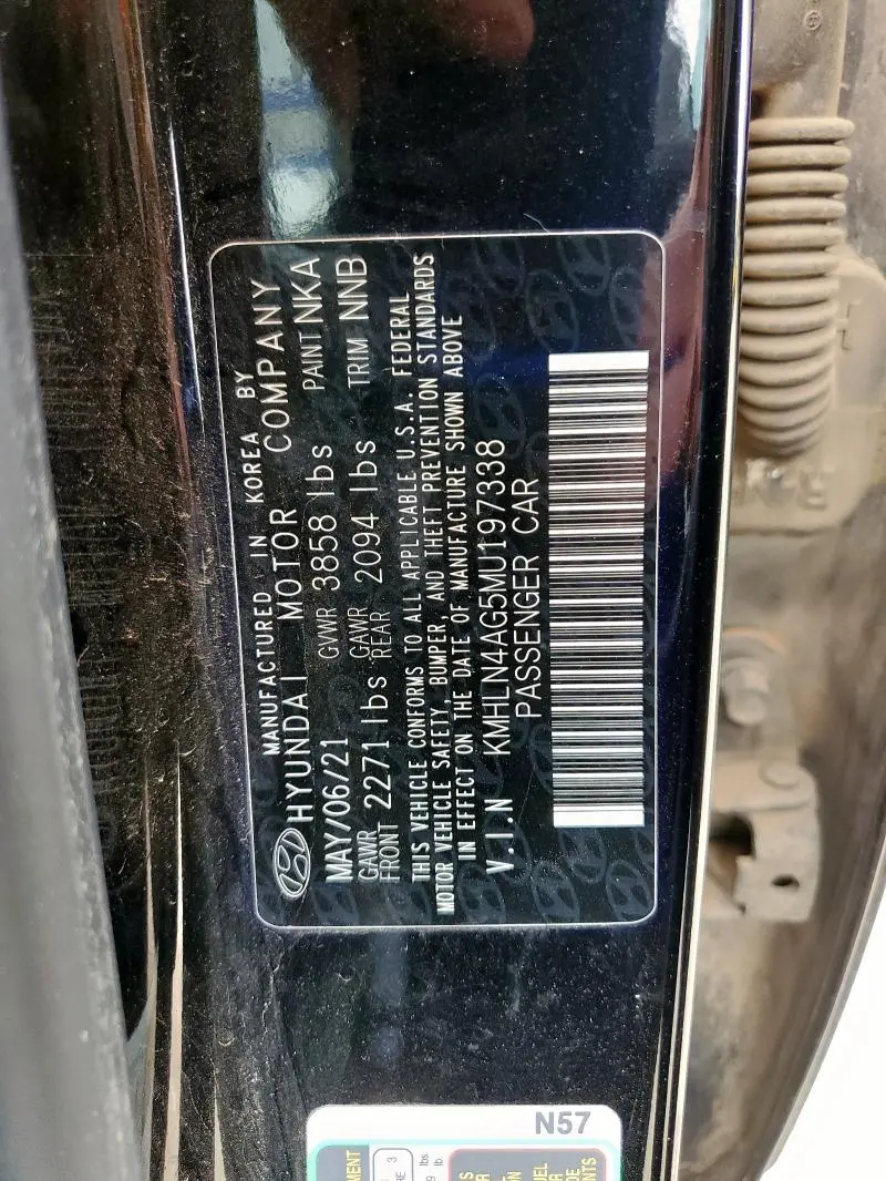 2021 HYUNDAI ELANTRA SEL  