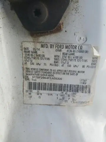 2015 FORD F250 SUPER DUTY  