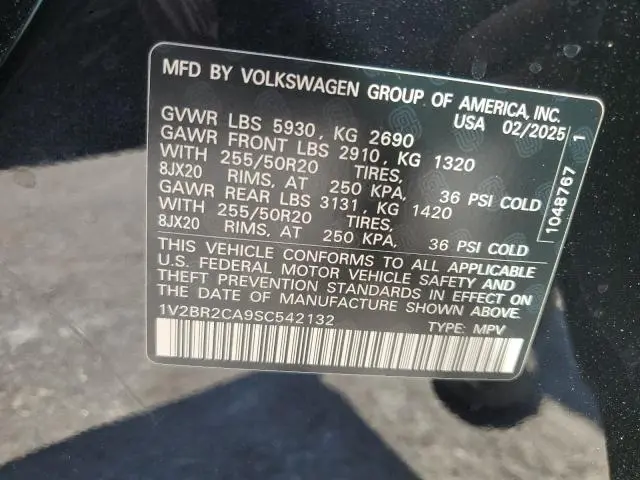 2025 VOLKSWAGEN ATLAS SEL  