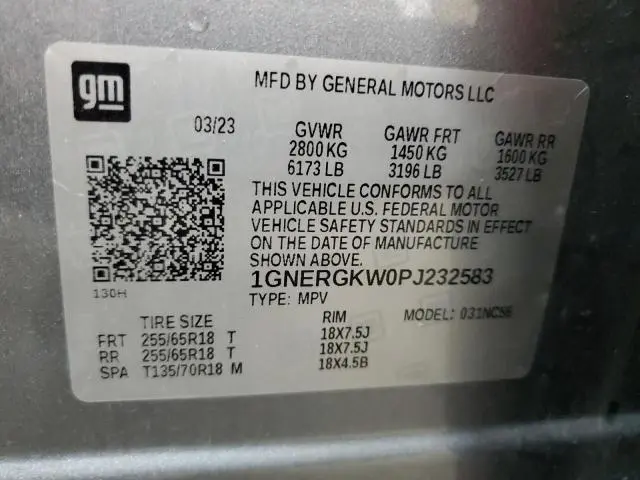 2023 CHEVROLET TRAVERSE LT  