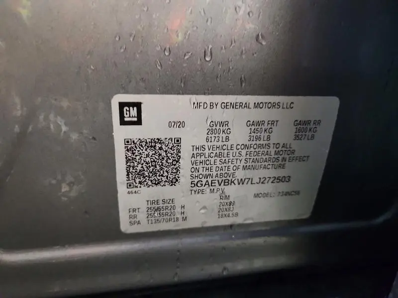 2020 BUICK ENCLAVE PREMIUM  