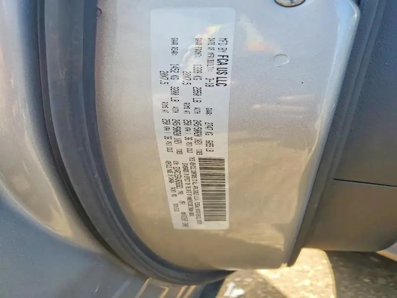 2018 CHRYSLER PACIFICA TOURING L PLUS  