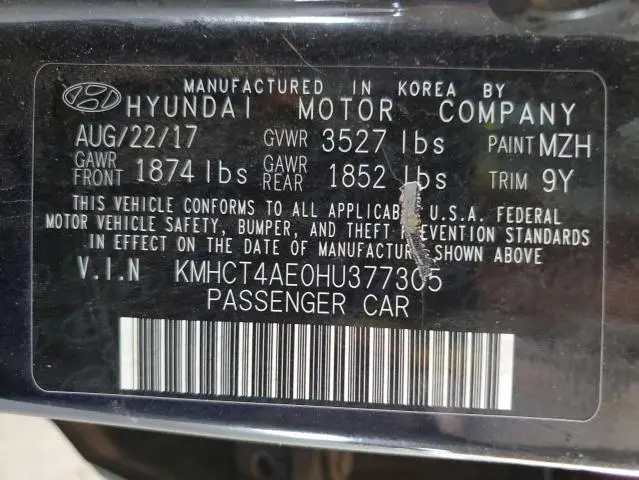 2017 HYUNDAI ACCENT SE  