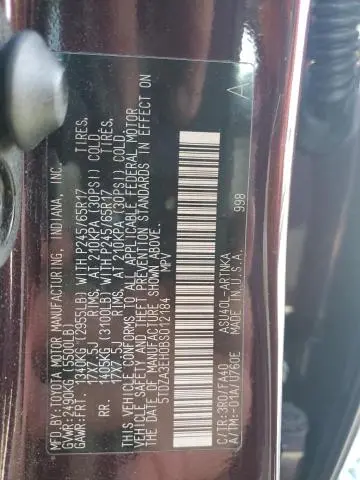 2011 TOYOTA HIGHLANDER BASE  