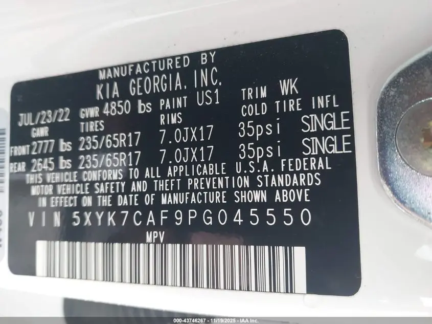 2023 KIA SPORTAGE X-PRO PRESTIGE