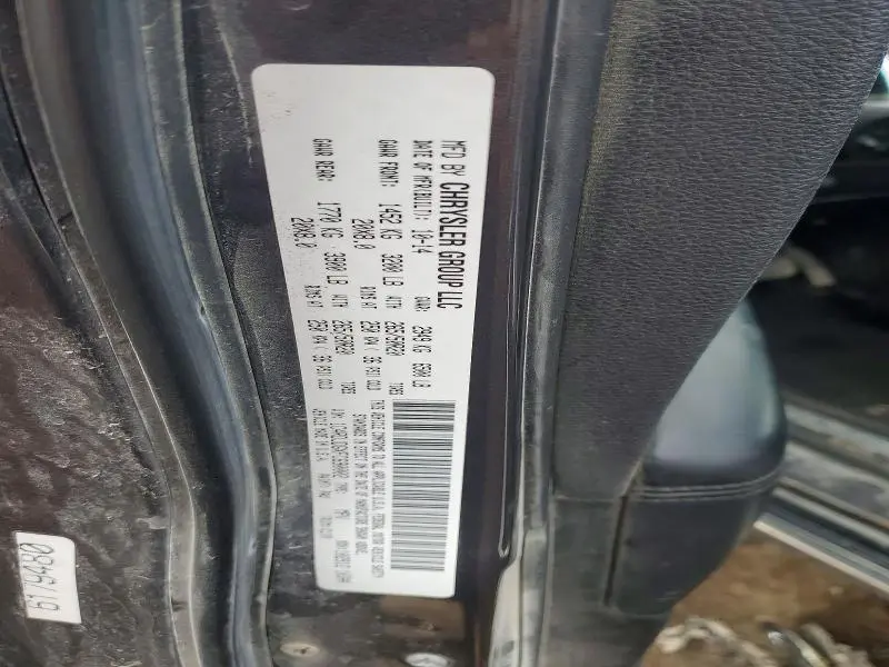 2015 DODGE DURANGO LIMITED  