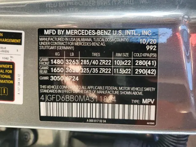 2021 MERCEDES-BENZ GLE COUPE AMG 53 4MATIC  