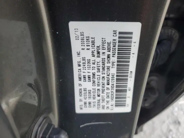 2013 HONDA ACCORD LX