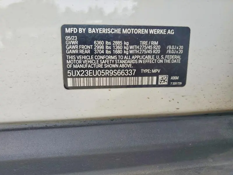 2024 BMW X5 XDRIVE40I  