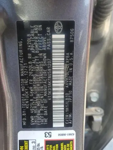 2022 TOYOTA CAMRY XSE  