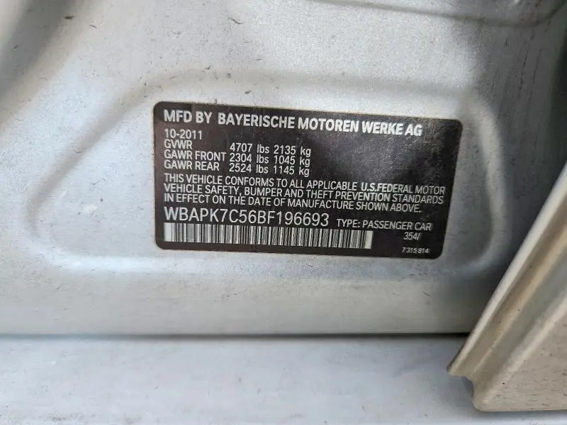 2011 BMW 328 XI  