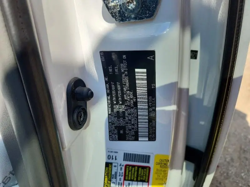 2015 TOYOTA SIENNA LE  
