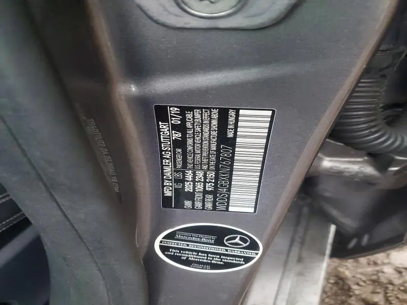 2019 MERCEDES-BENZ CLA 250 4MATIC  