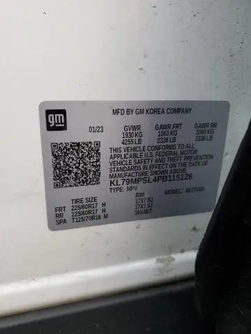 2023 CHEVROLET TRAILBLAZER LT  