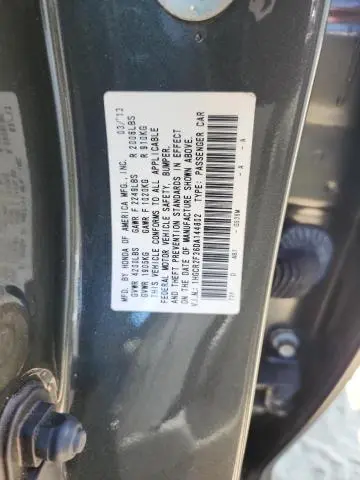 2013 HONDA ACCORD LX