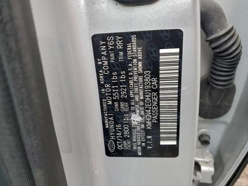 2017 GENESIS G80 BASE  