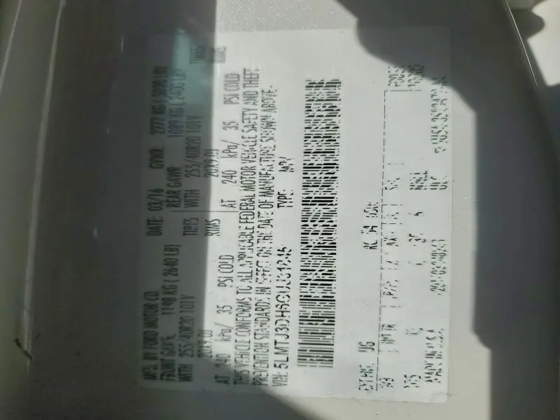 2016 LINCOLN MKC RESERVE  