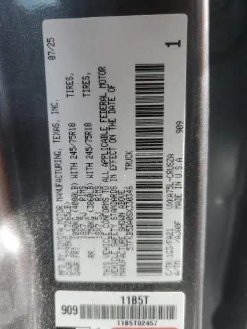 2025 TOYOTA TUNDRA DOUBLE CAB SR  