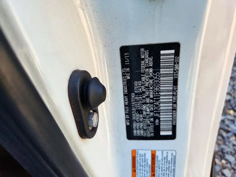 2014 SUBARU BRZ 2.0 LIMITED  