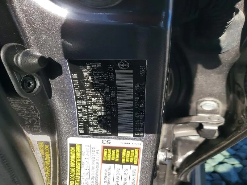 2018 TOYOTA CAMRY XSE  