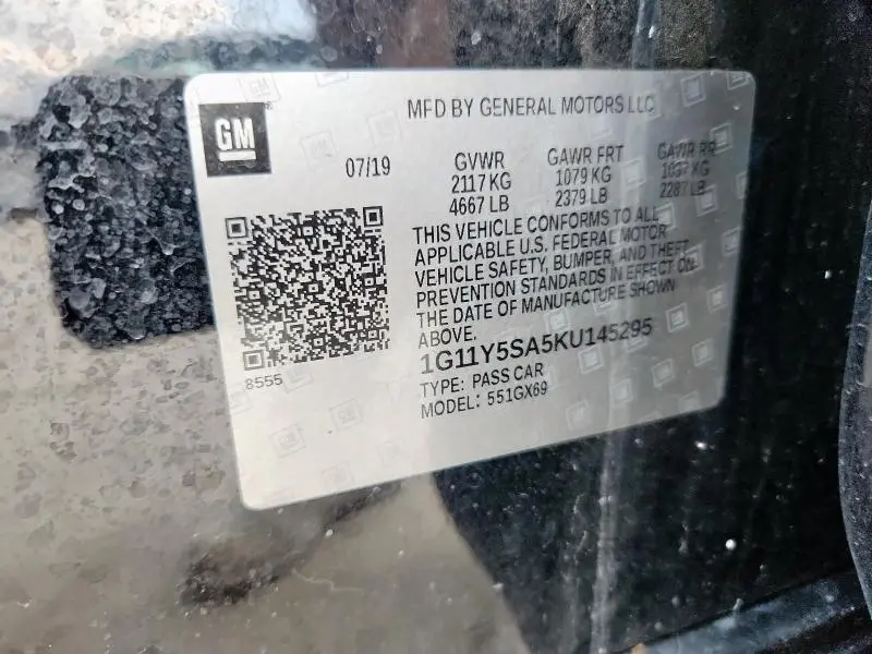 2019 CHEVROLET IMPALA LS  