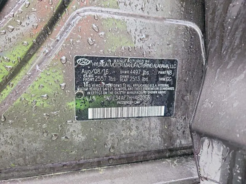 2017 HYUNDAI SONATA SPORT  