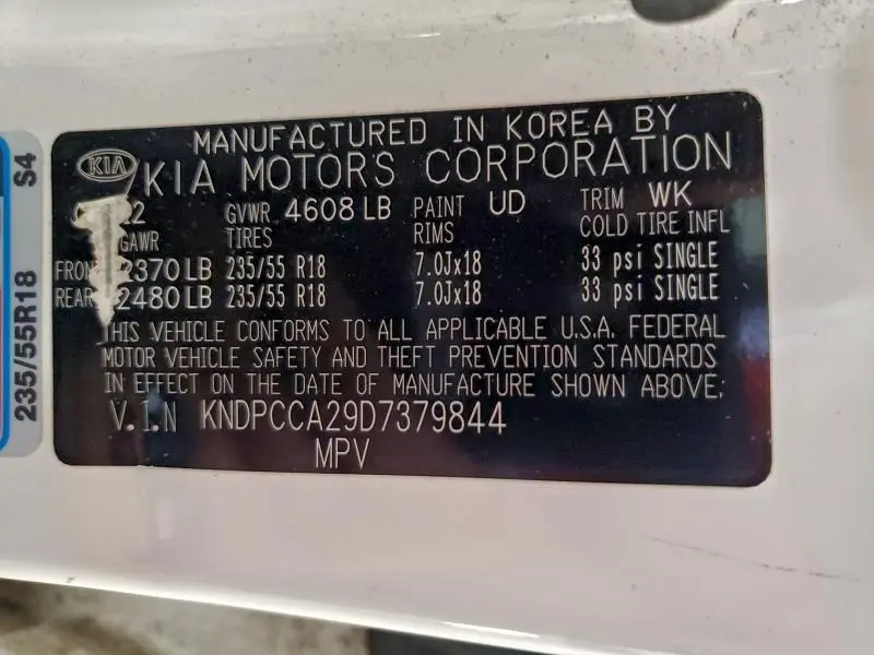 2013 KIA SPORTAGE EX  