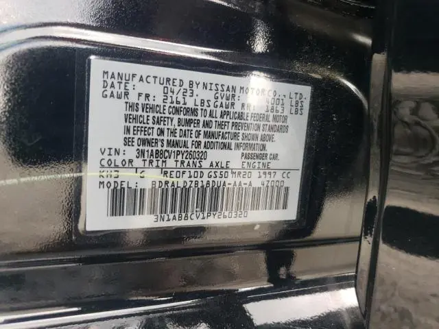 2023 NISSAN SENTRA SV  