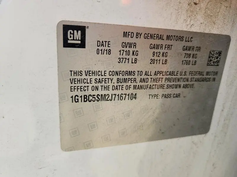 2018 CHEVROLET CRUZE LS  