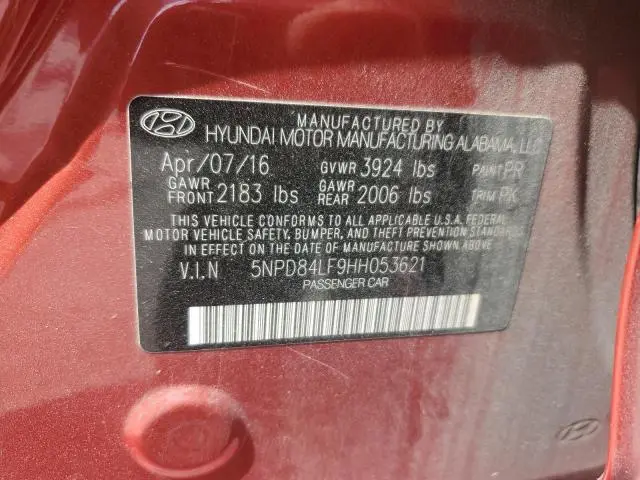 2017 HYUNDAI ELANTRA SE  