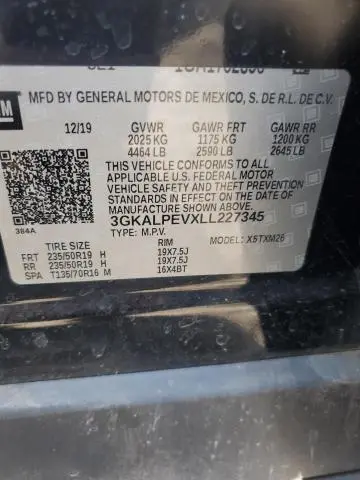 2020 GMC TERRAIN SLT  