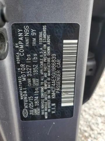 2016 HYUNDAI ACCENT SE  
