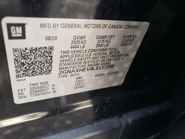 2020 CHEVROLET EQUINOX LS  