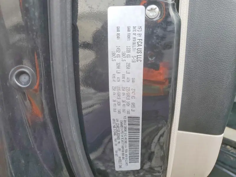 2018 CHRYSLER PACIFICA LIMITED  