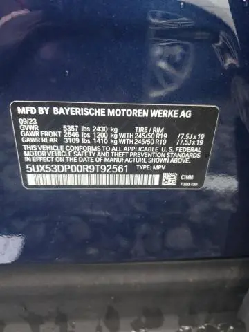 2024 BMW X3 XDRIVE30I  