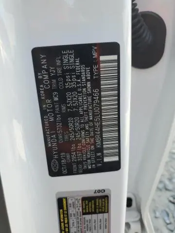 2020 HYUNDAI PALISADE SEL  